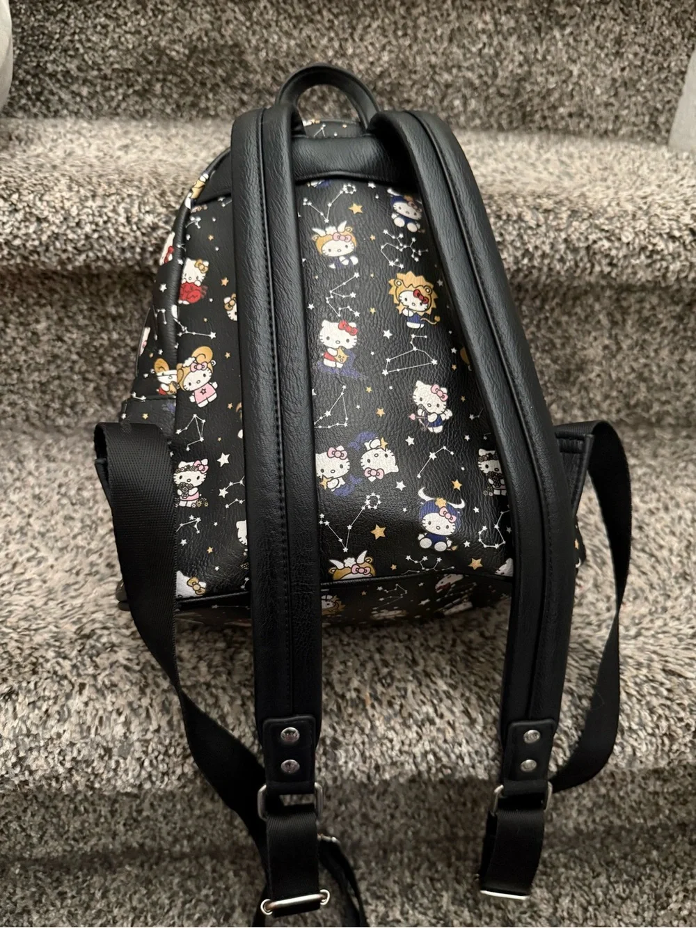 Loungefly Black Sanrio Character Constellation Mini Backpack